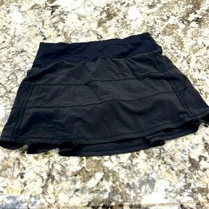 Lululemon tennis skirt, Pace Rival skirt, size 2, black
